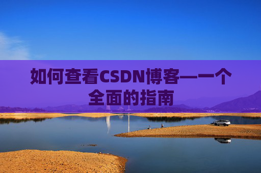 如何查看CSDN博客—一个全面的指南